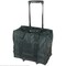 Jewelry Display Carrying Case Rolling With 8 White Plastic Trays and Displays